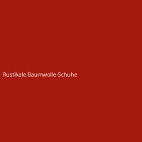 Rustikale Baumwolle-Schuhe