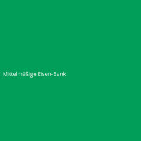Mittelmäßige Eisen-Bank