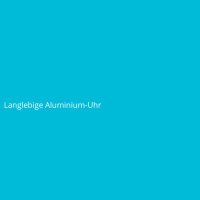 Langlebige Aluminium-Uhr