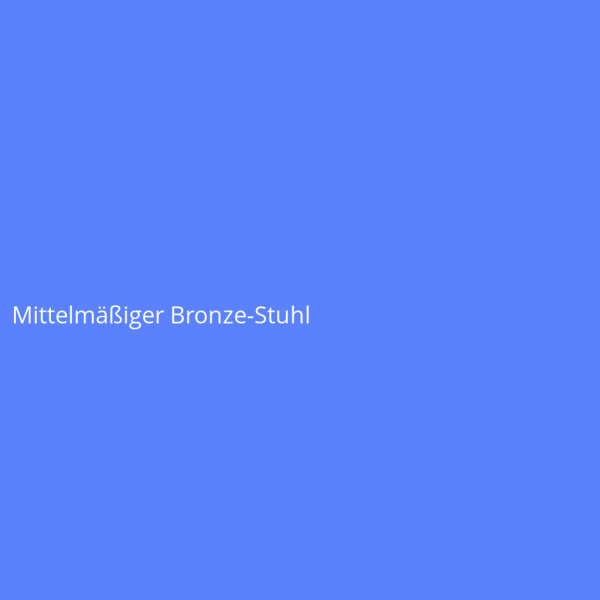 Mittelmäßiger Bronze-Stuhl