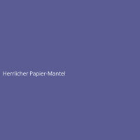 Herrlicher Papier-Mantel