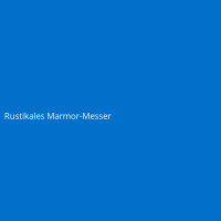 Rustikales Marmor-Messer