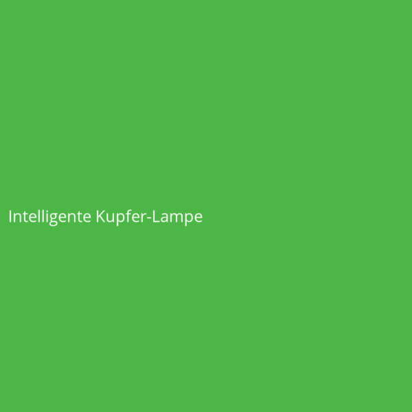Intelligente Kupfer-Lampe