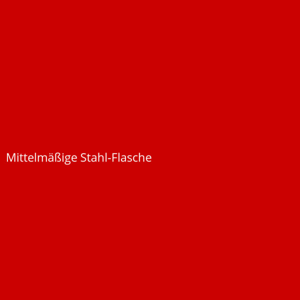 Mittelmäßige Stahl-Flasche