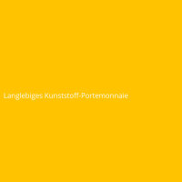 Langlebiges Kunststoff-Portemonnaie