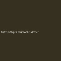 Mittelmäßiges Baumwolle-Messer